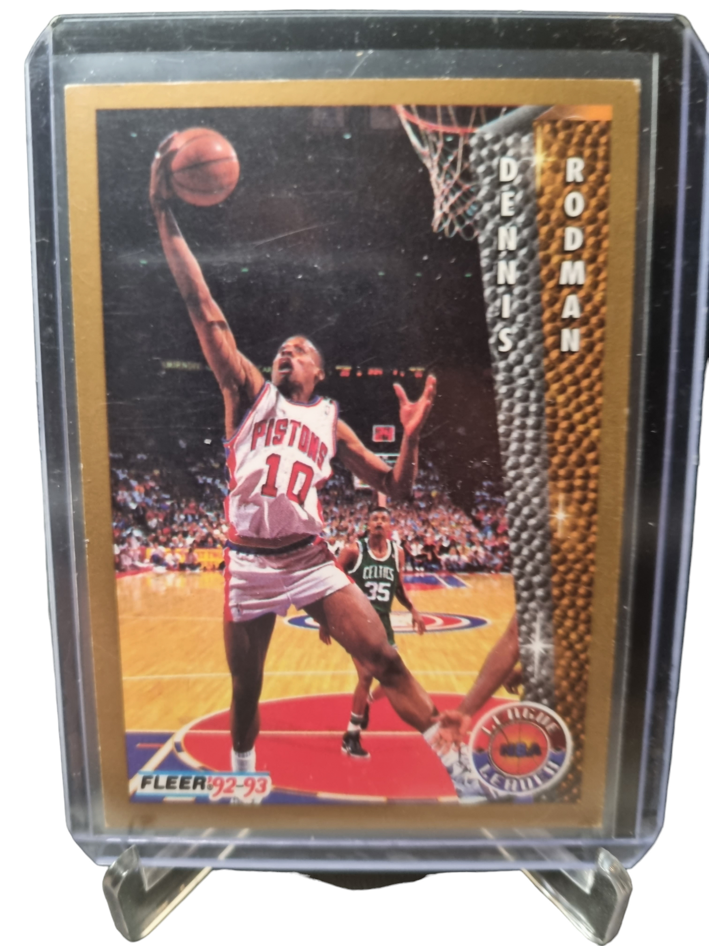 1992-93 Fleer #239 Dennis Rodman League Leader