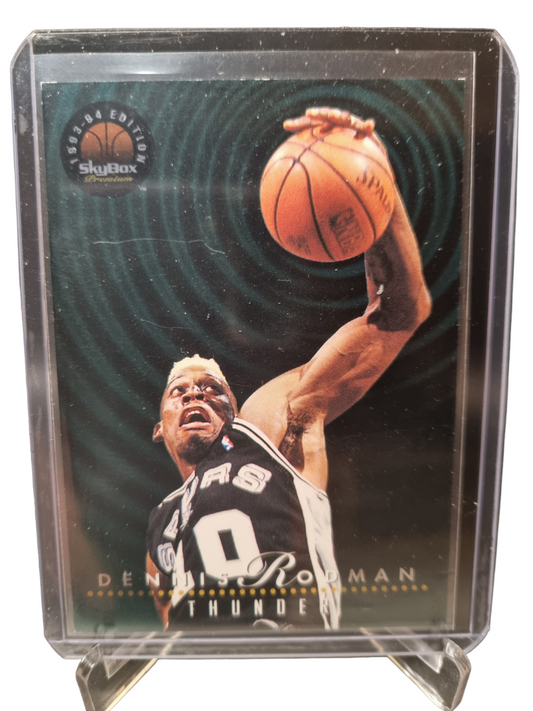 1993-94 Skybox Premium #TL9 Dennis Rodman Thunder David Robinson Lightning