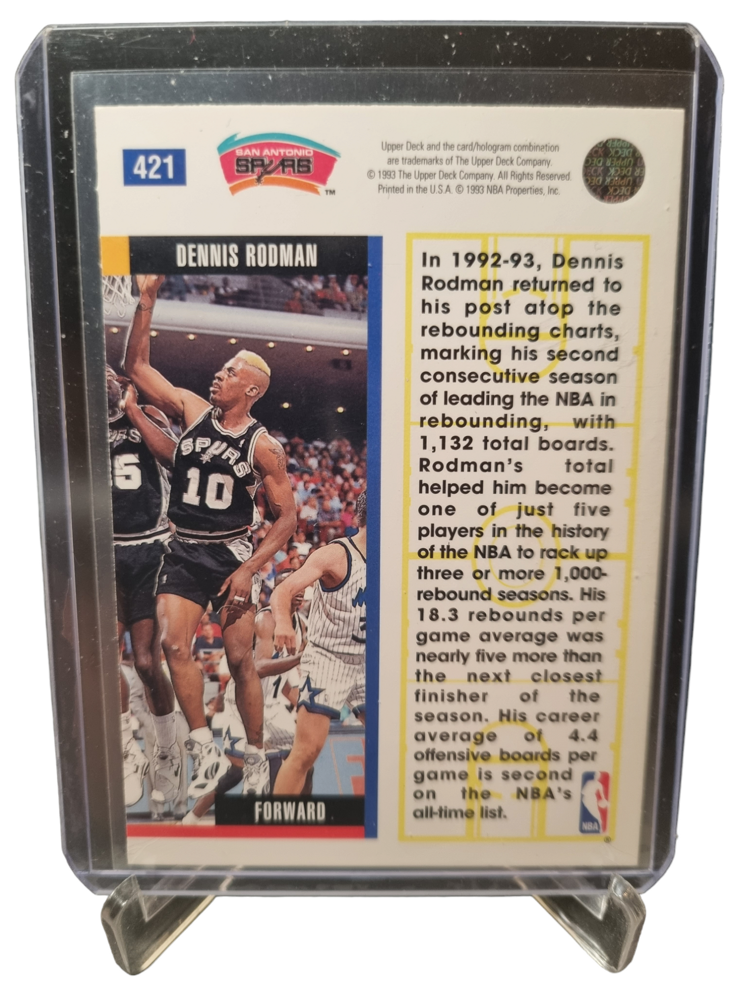 1993 Upper Deck #421 Dennis Rodman Executive Board