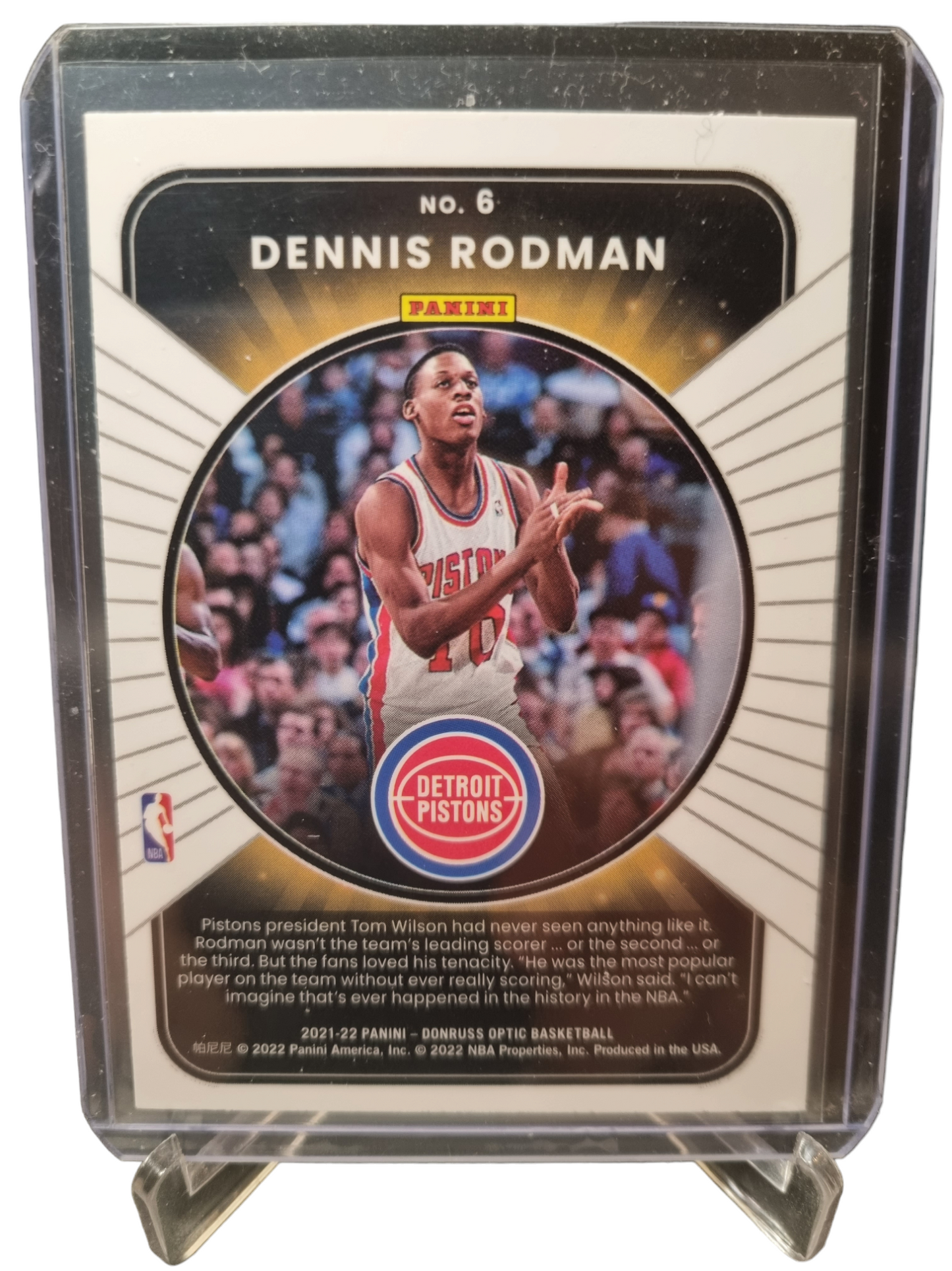 2021-22 Panini #6 Dennis Rodman Winner Stays