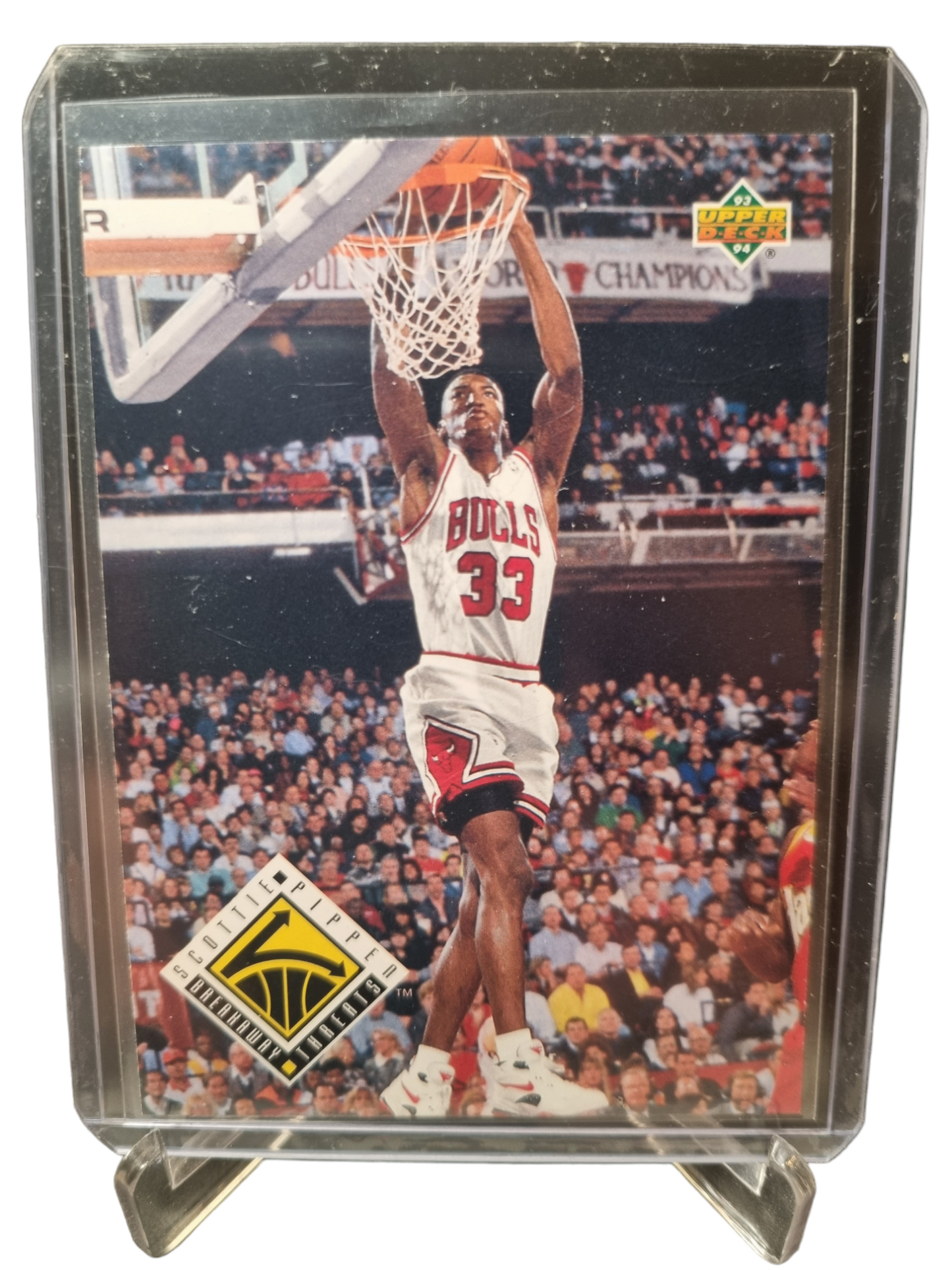 1993 Upper Deck #449 Scottie Pippen Breakaway Threats