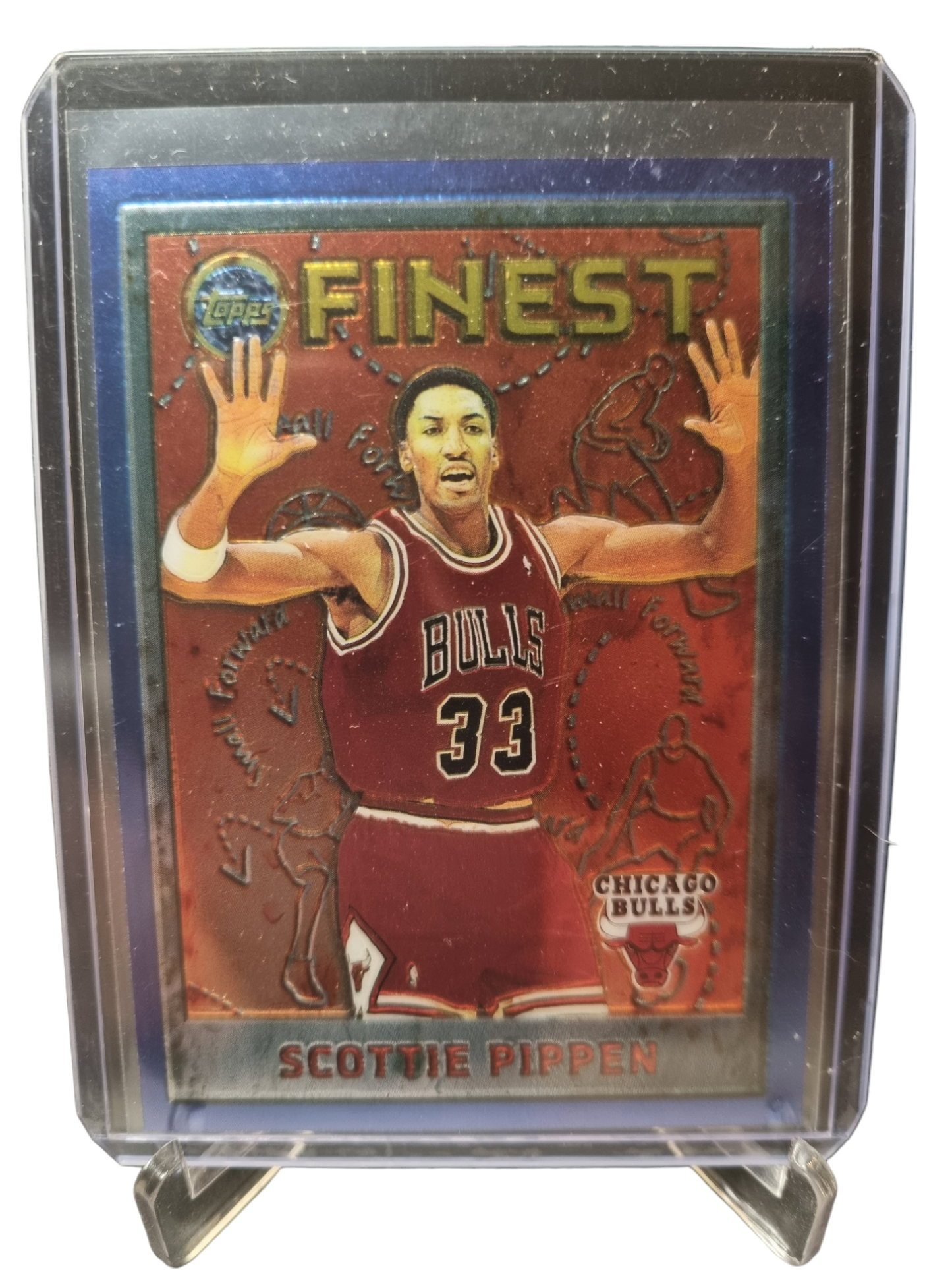 1996 Topps Finest #179 Scottie Pippen