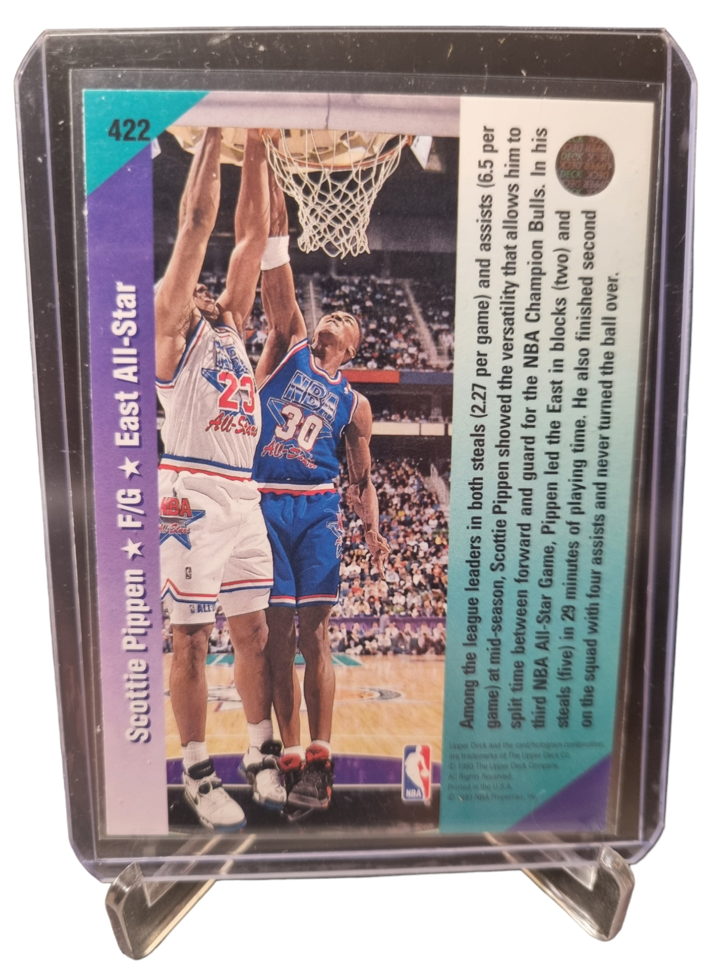 1993 Upper Deck #422 Scottie Pippen All-Star Weekend