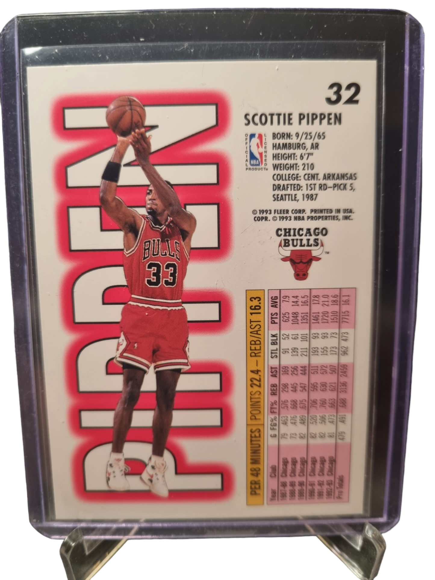 1993-94 Fleer #32 Scottie Pippen