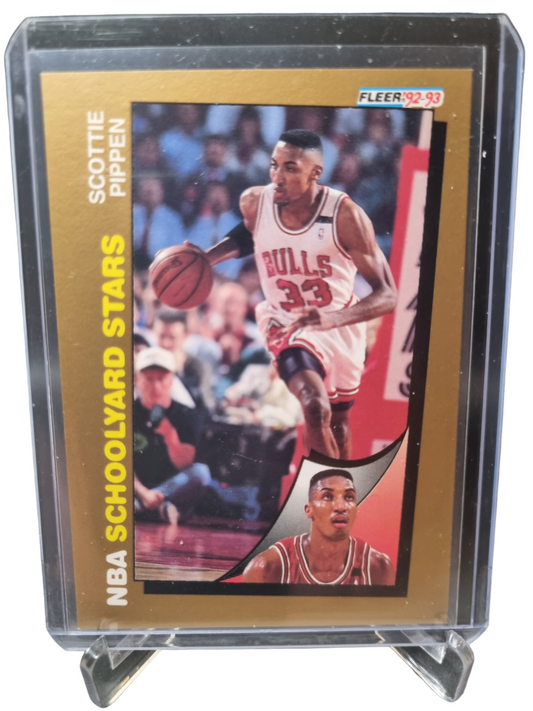 1992-93 Fleer #260 Scottie Pippen NBA School Yard Stars