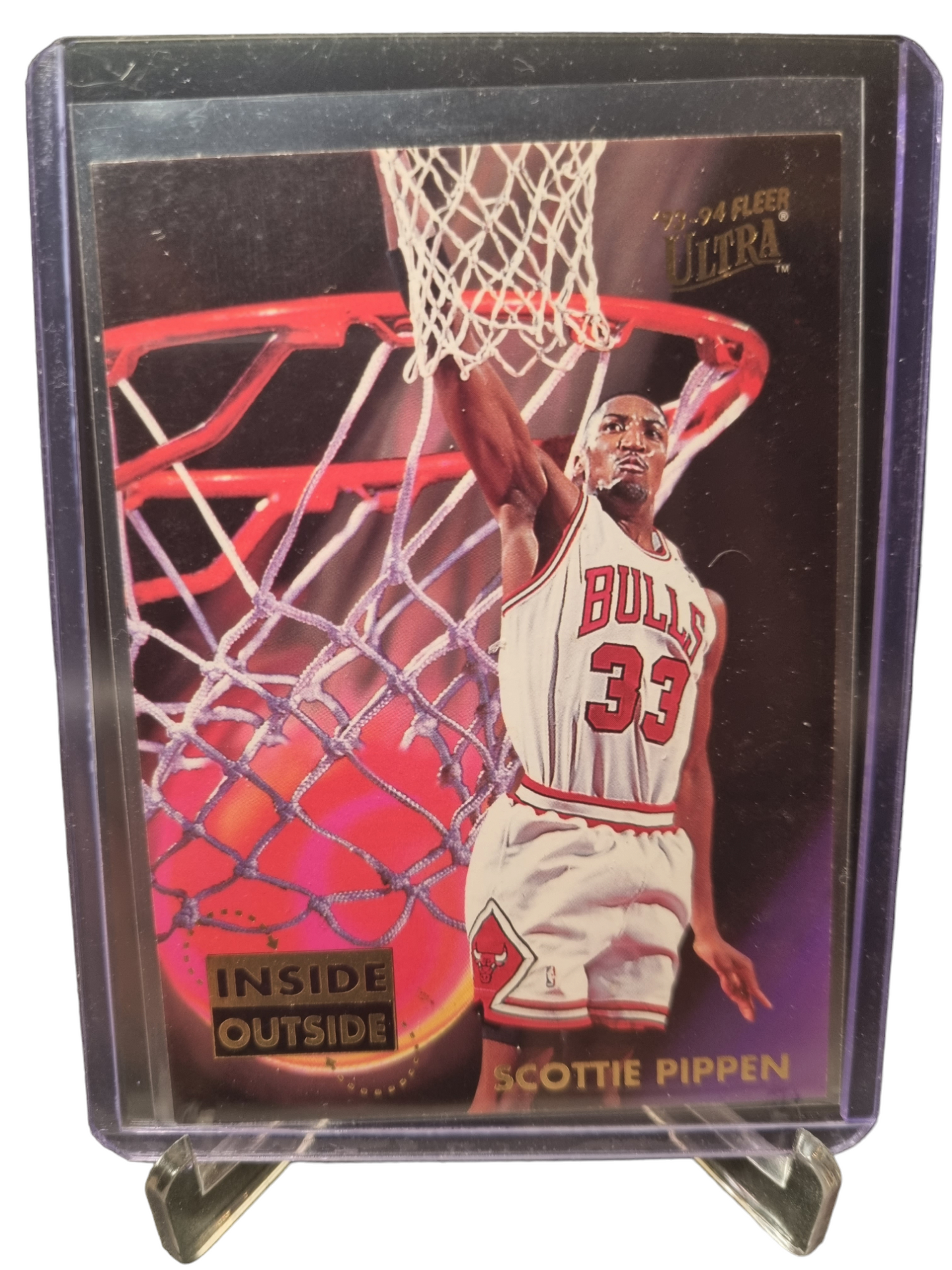 1993-94 Fleer Ultra #7 of 10 Scottie Pippen Inside Outside