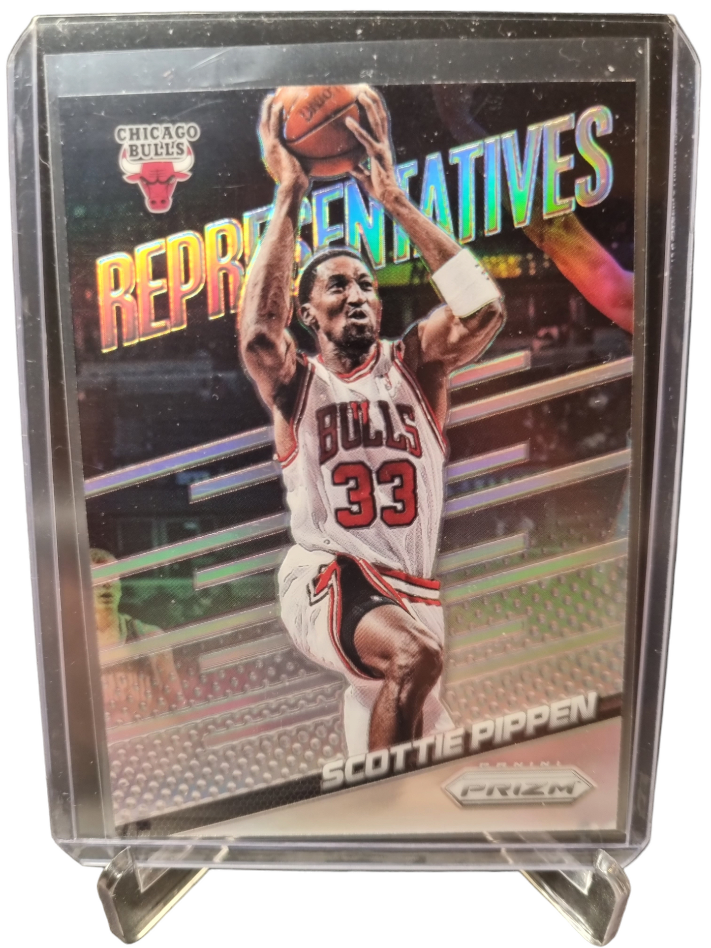 2014-15 Panini Prizm #18 Scottie Pippen Representatives Silver Prizm