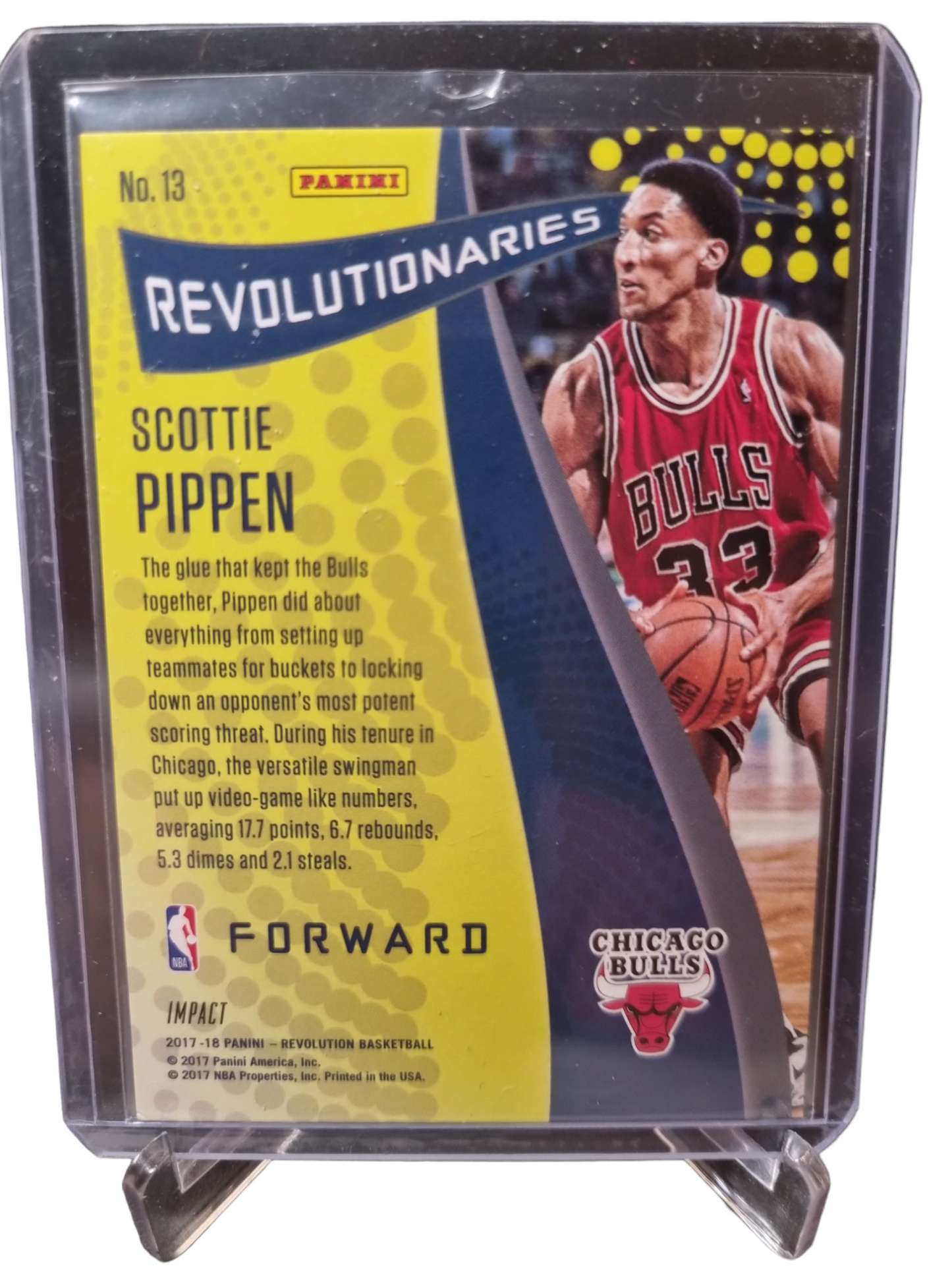 2017-18 Panini Revolution #13 Scottie Pippen Revolutionaries