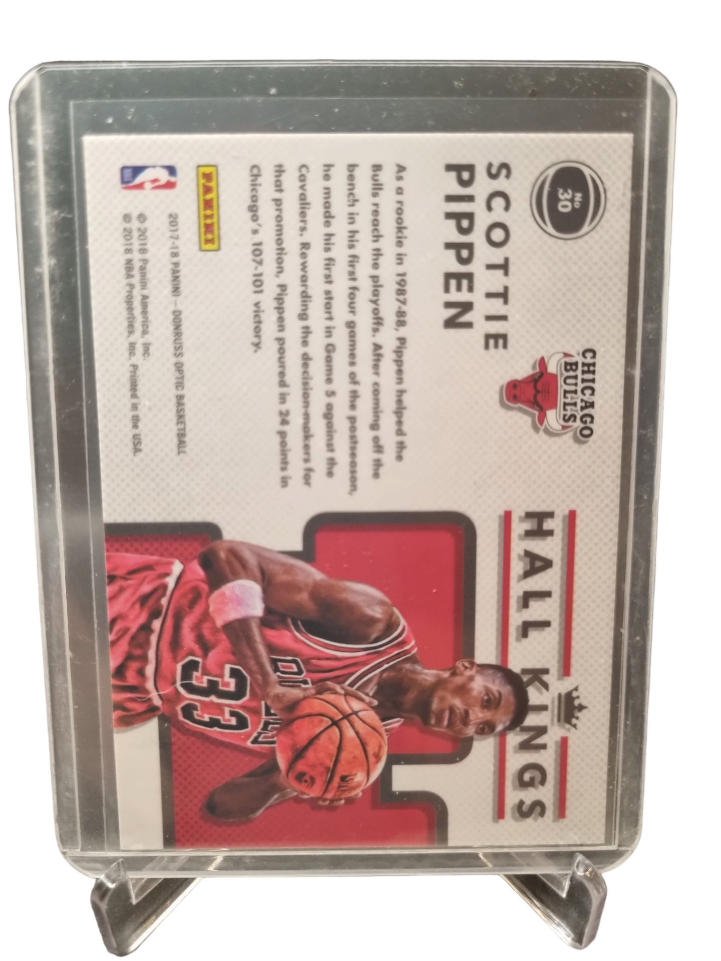 2017-18 Panini Donruss Optic #30 Scottie Pippen Hall Kings