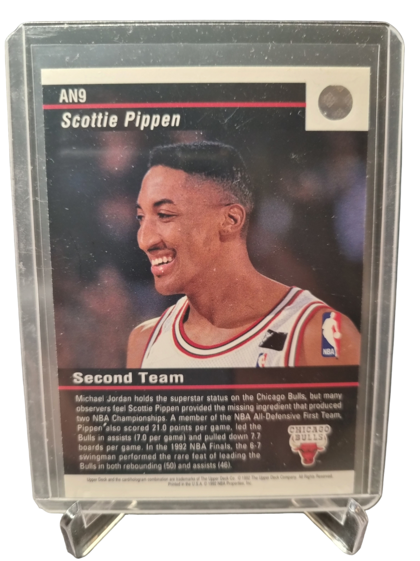 1992 Upper Deck #AN9 Scottie Pippen ALL-NBA Team