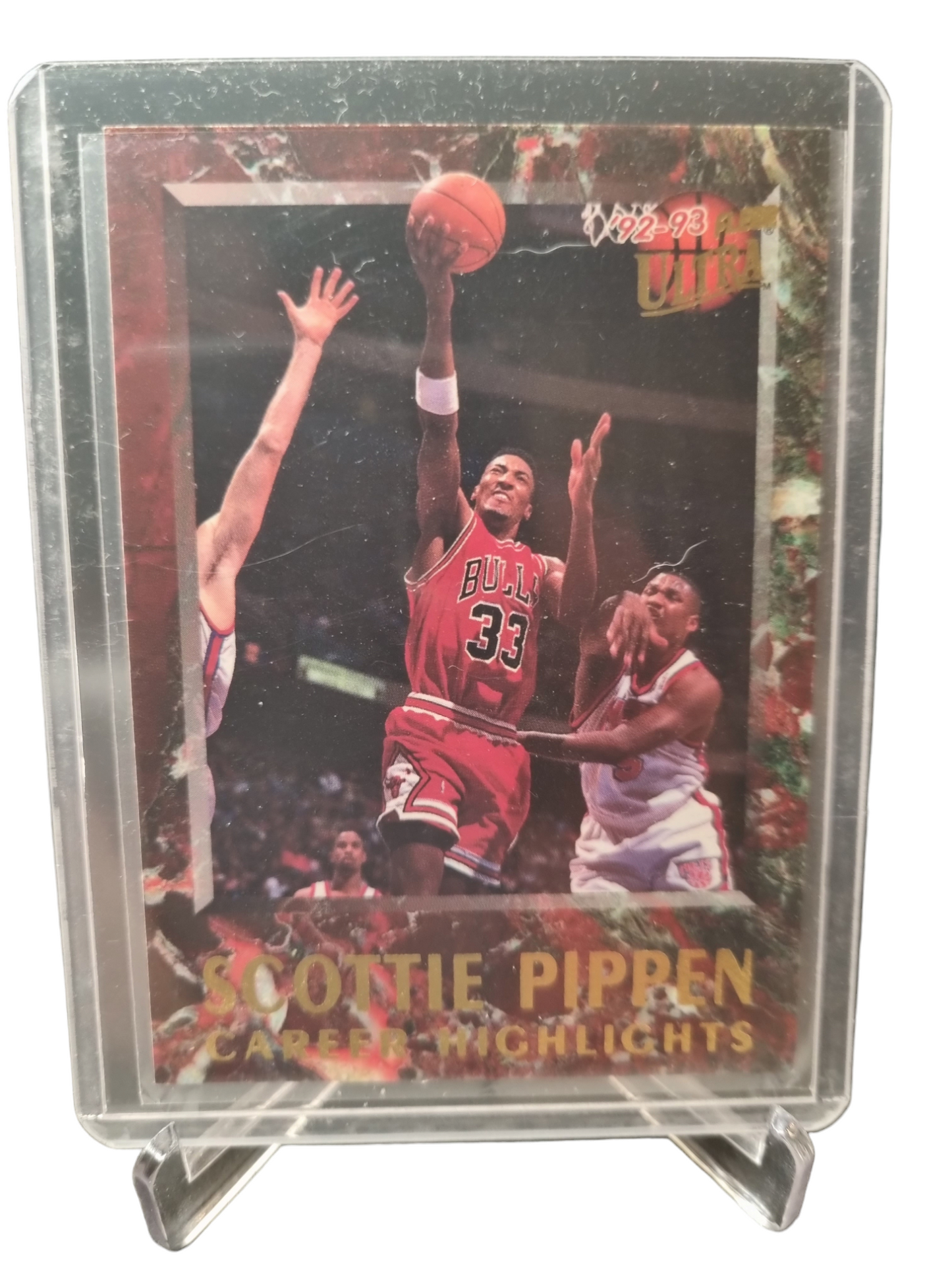 1992-93 Fleer #10 Scottie Pippen Career Highlights