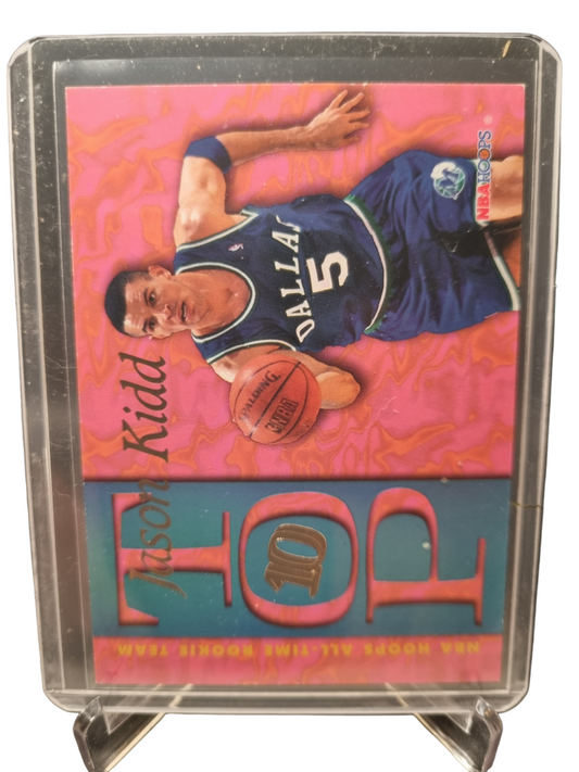 1995 Hoops #AR10 Jason Kidd Rookie Card Top 10 NBA Hoops All-Time Rookie Team