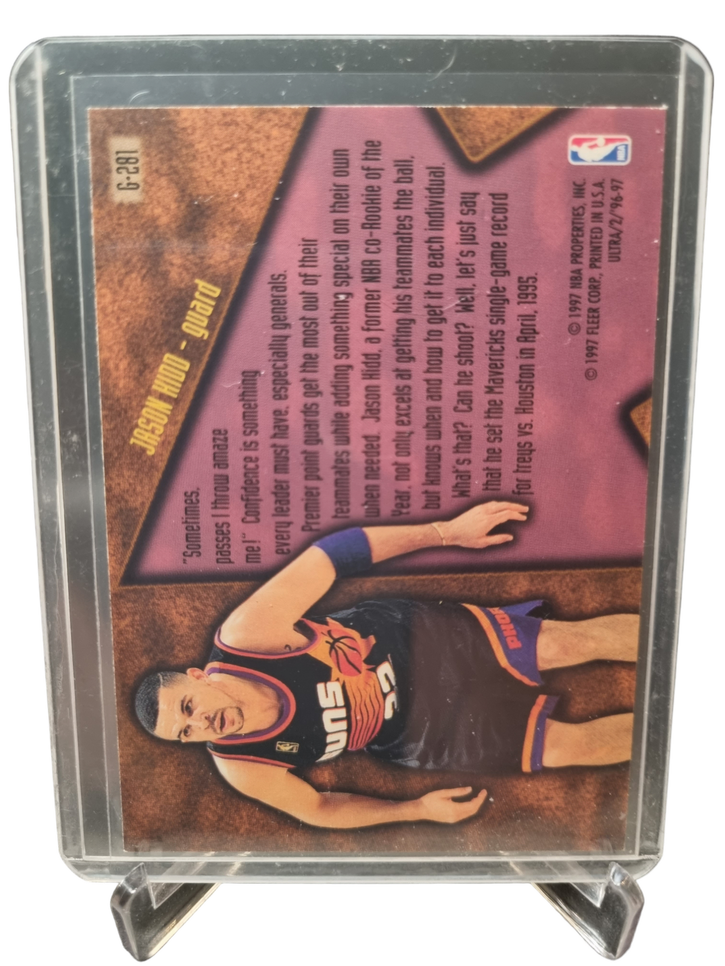 1996-97 Fleer #G-281 Jason Kidd Step It Up Gold Medallion Edition