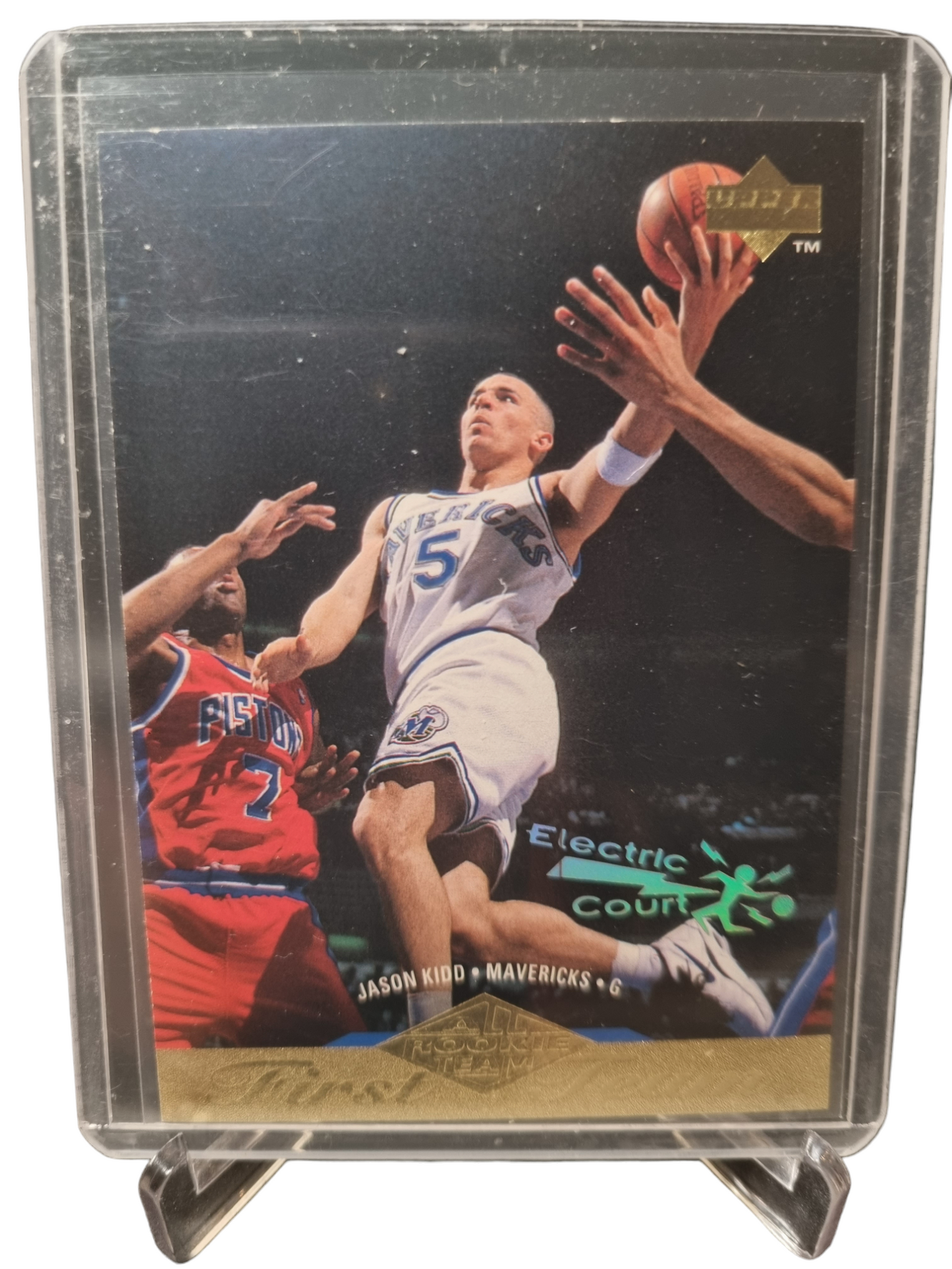 1995 Upper Deck #155 Jason Kidd All Rookie Team First Team Electric Court