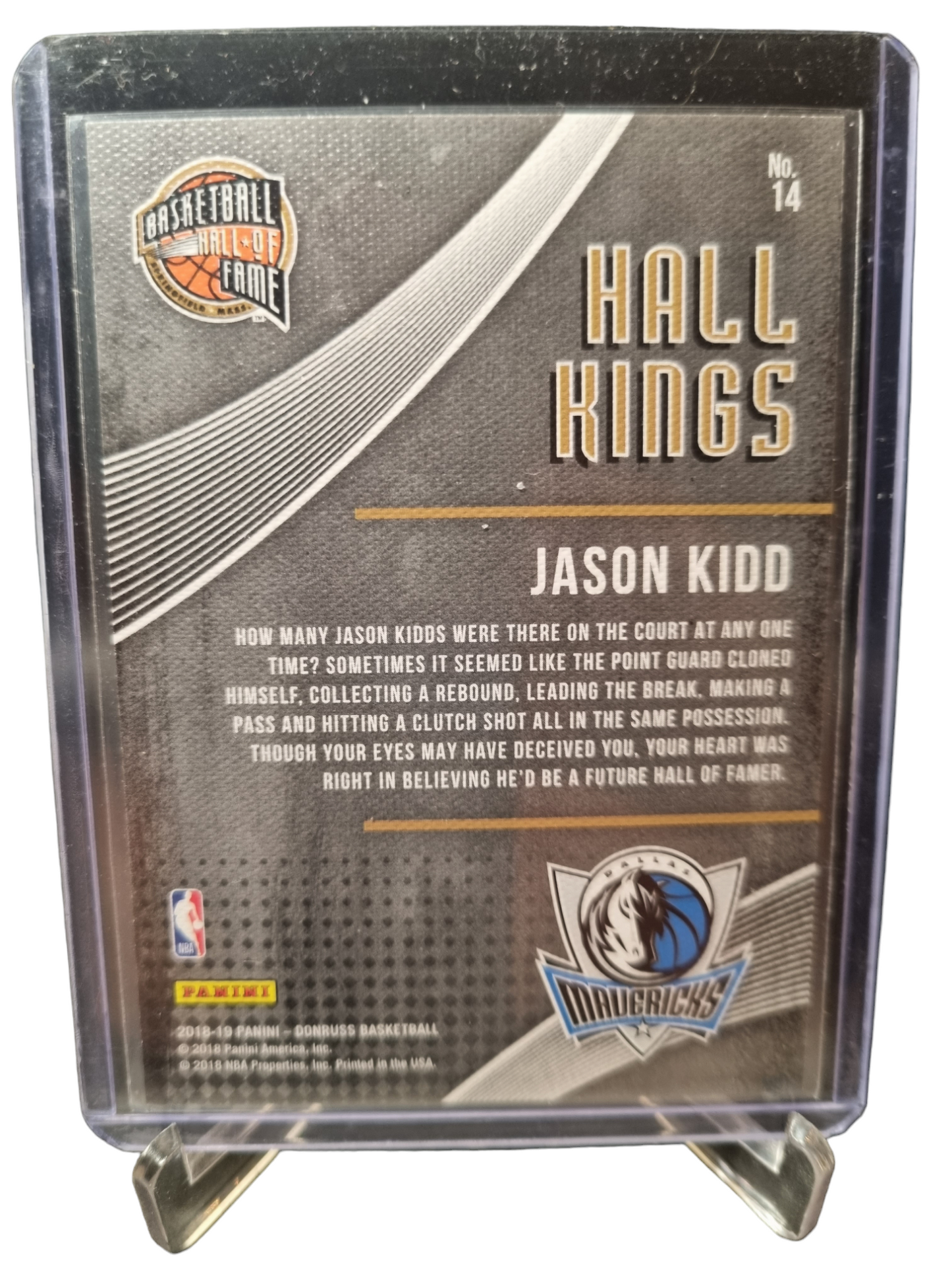 2018-19 Panini Donruss #14 Jason Kidd Hall Kings