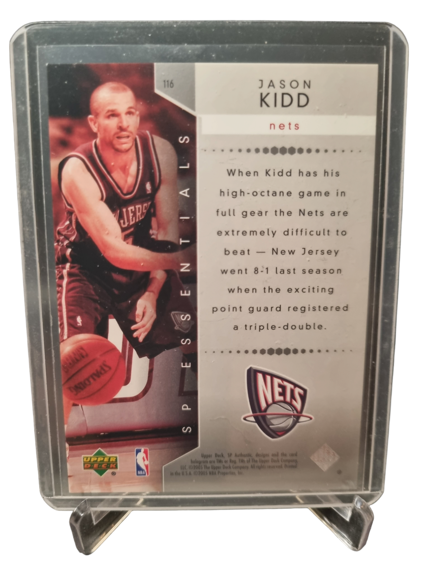 2005 Upper Deck SP #116 Jason Kidd Essentials 2160/2999