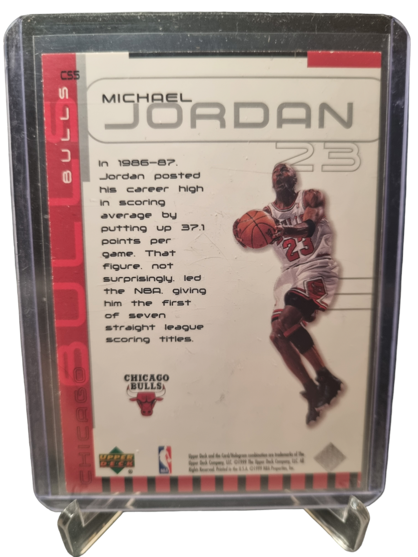 1999 Upper Deck #CS5 Michael Jordan Center Stage