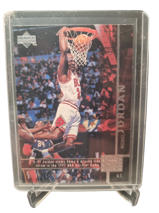 1998 Upper Deck #316 Michael Jordan Game Dated