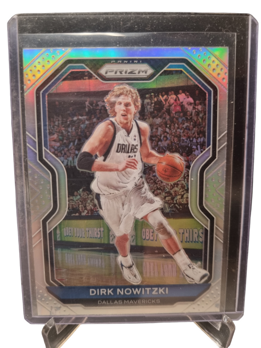 2020-21 Panini Prizm #87 Dirk Nowitzki Silver Prizm