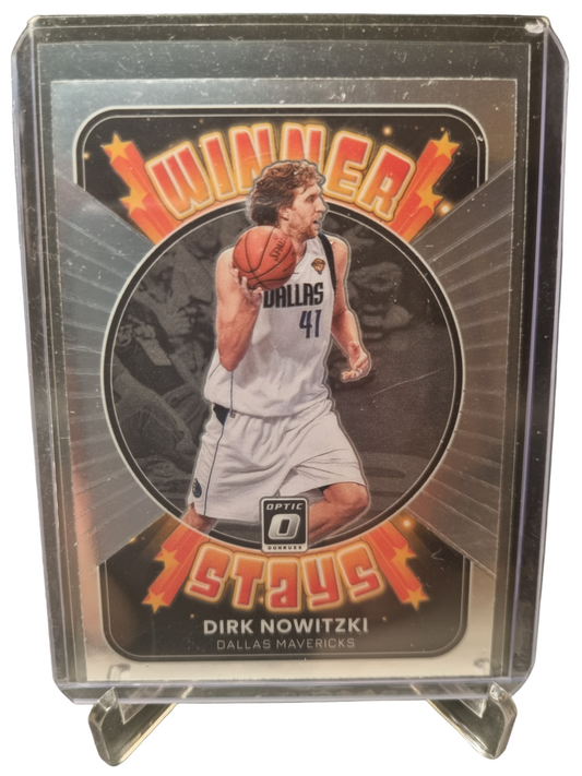 2021-22 Panini Donruss Optic #20 Dirk Nowitzki Winner Stays