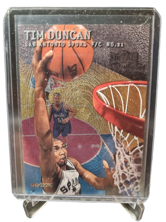 2000 Fleer Metal #110 Tim Duncan