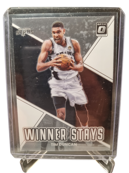 2022-23 Panini Donruss Optic #4 Tim Duncan Winner Stays