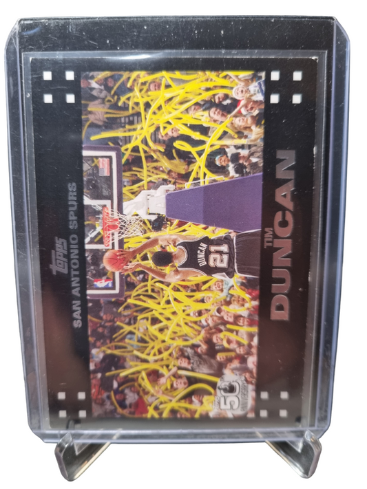 2007 Topps #21 Tim Duncan Topps 50th Anniversary