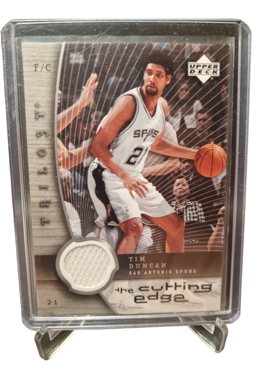 2005-06 Upper Deck #CE-10 Tim Duncan The Cutting Edge Game Worn Patch