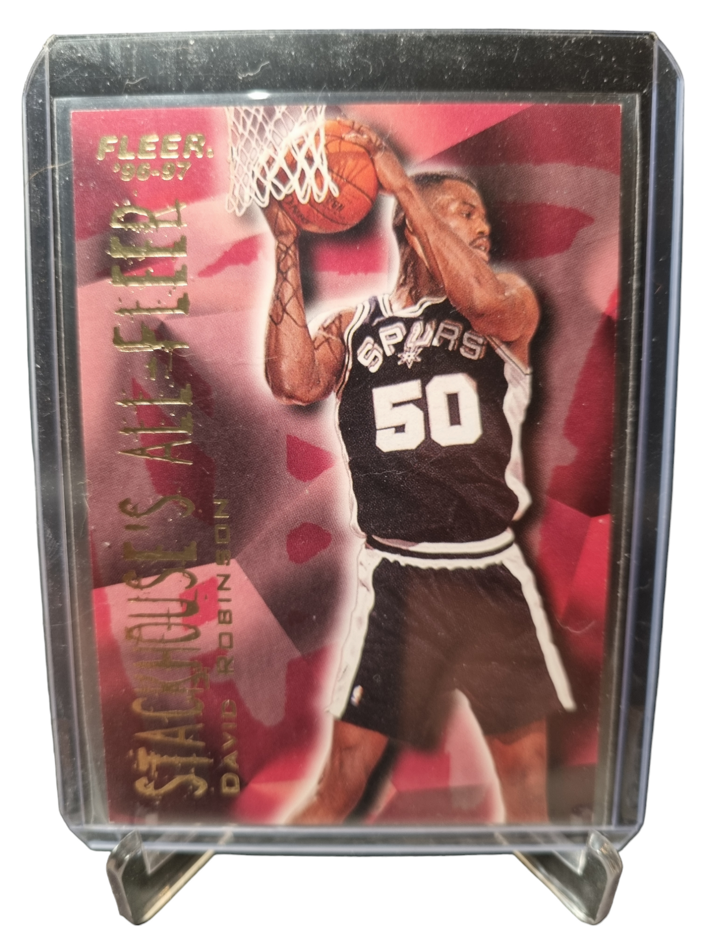 1996 Fleer #12 of 12 David Robinson Stackhouse's All-Fleer