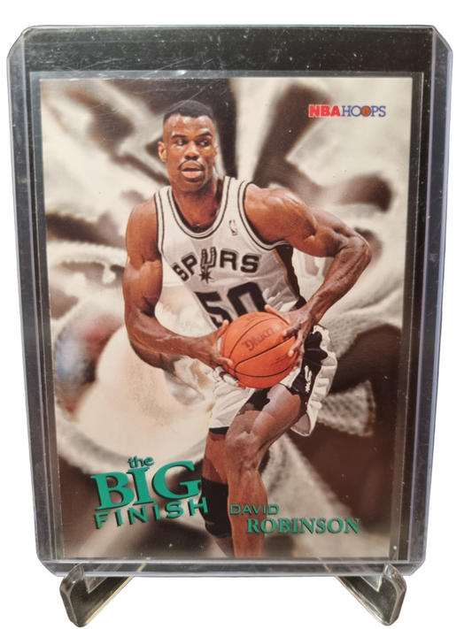 1996 Hoops #186 David Robinson The Big Finish