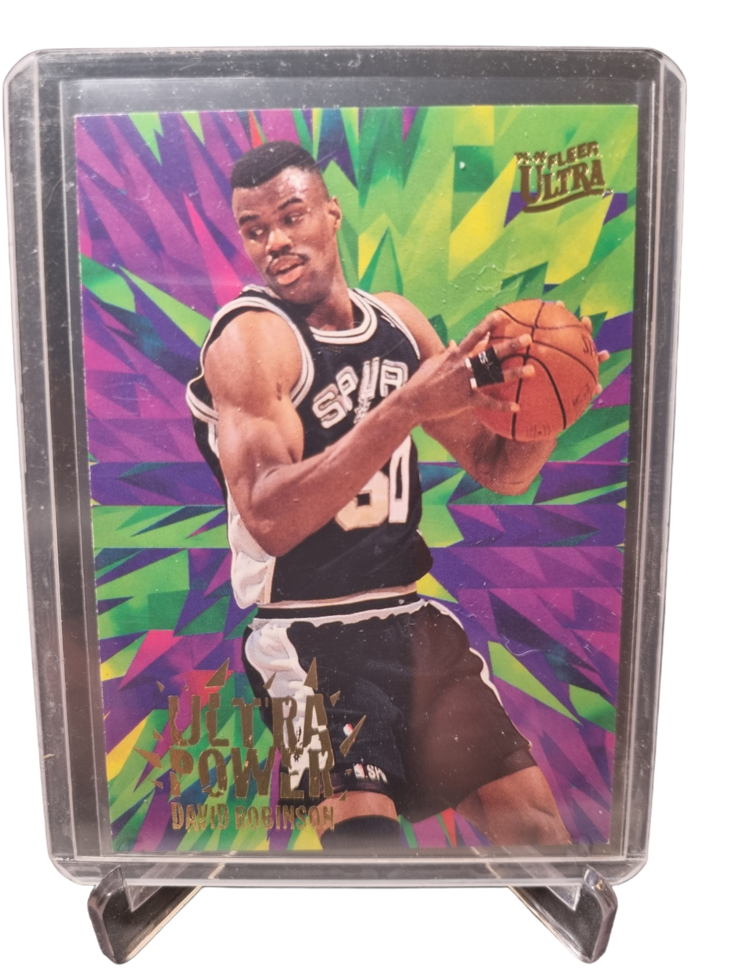 1995-96 Fleer #10 of 10 David Robinson Ultra Power