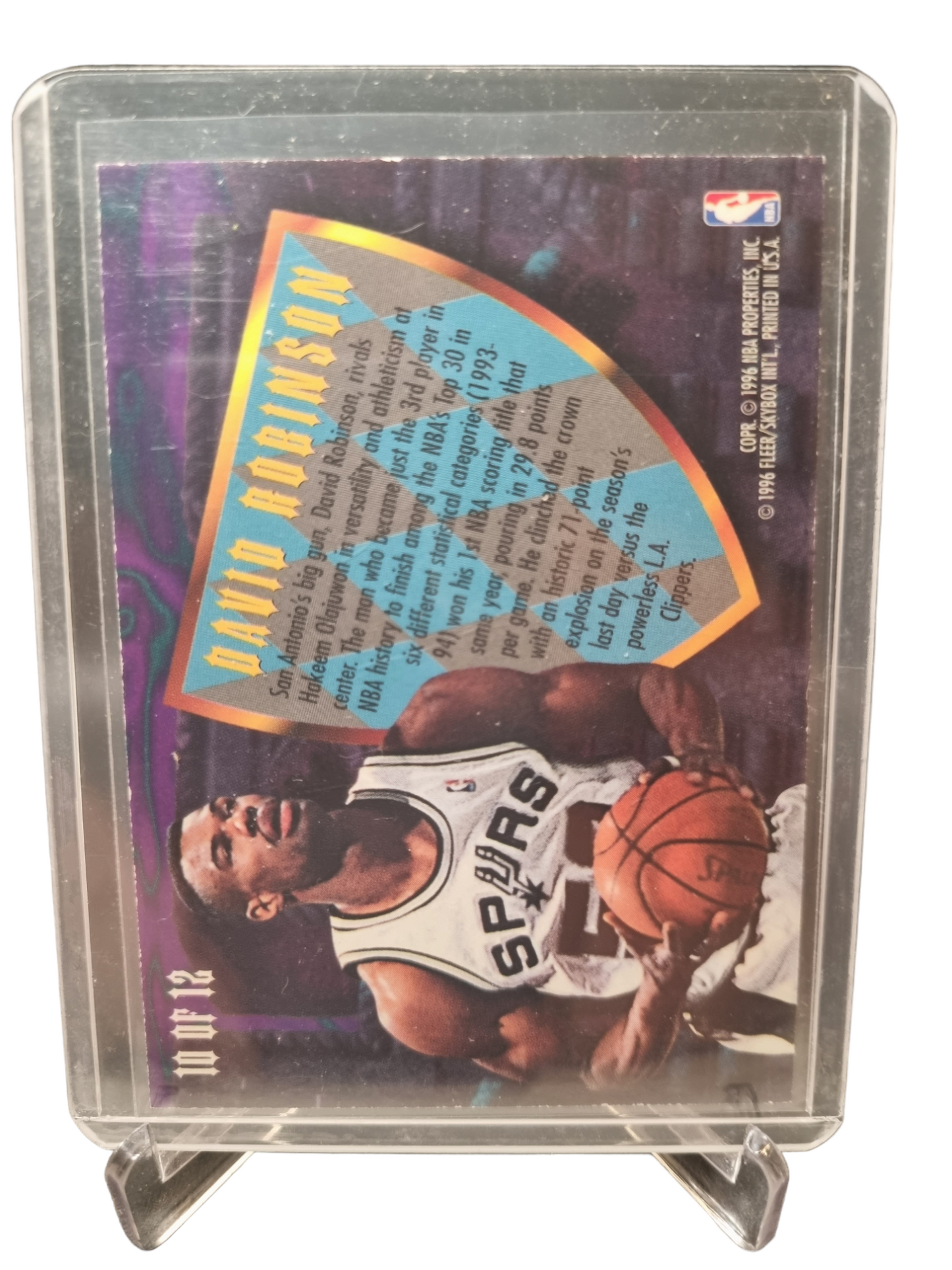 1994-95 Fleer Ultra #10 of 12 David Robinson Scoring Kings Hot Packs