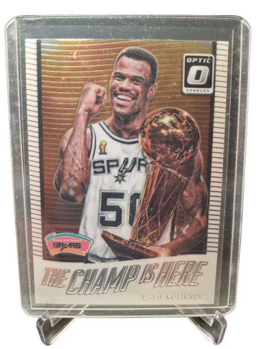 2017-18 Panini Donruss Optic #3 David Robinson The Champ Is Here