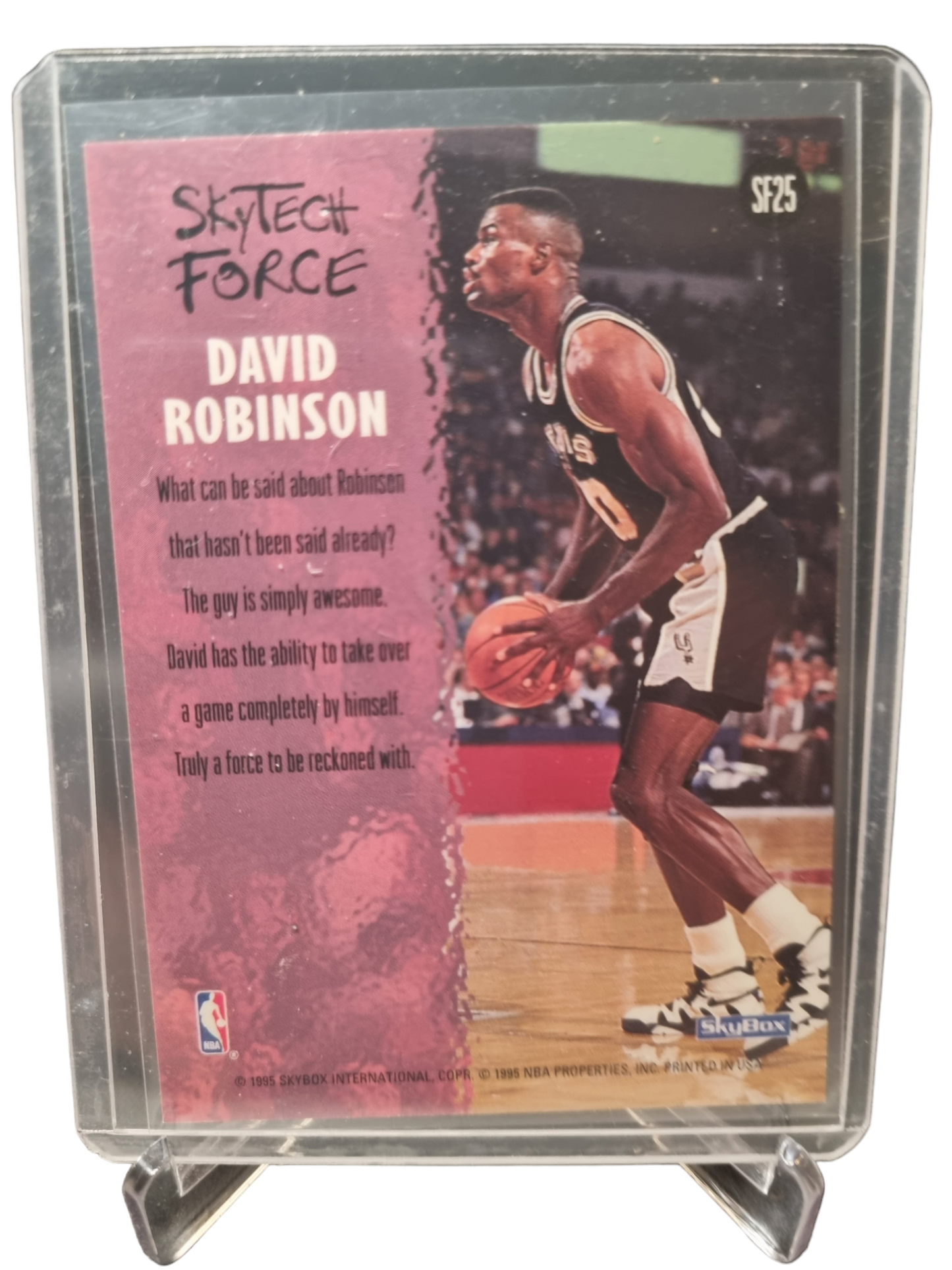 1995 Skybox #SF25 David Robinson Sky Tech Force