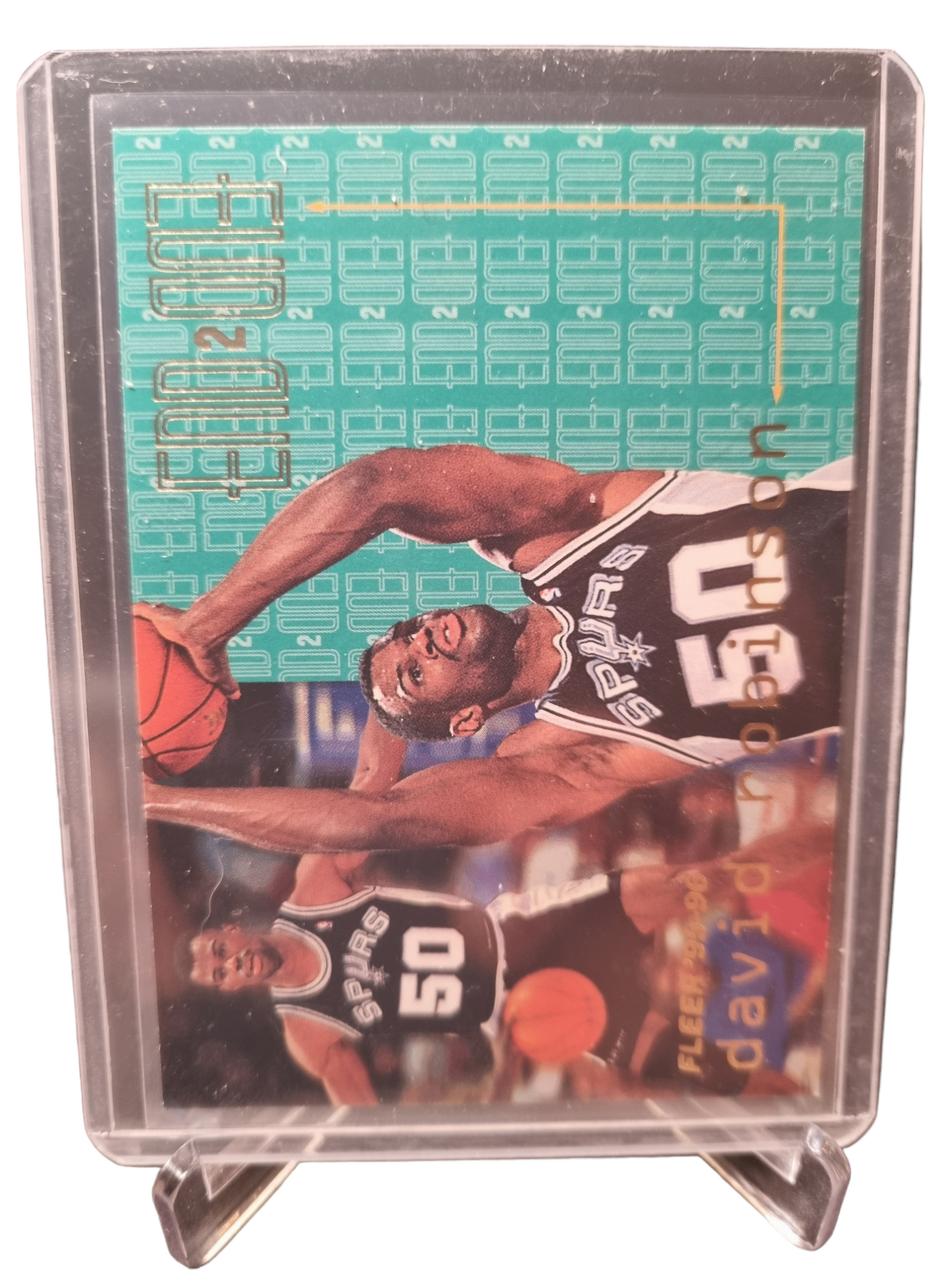 1995-96 Fleer #17 of 20 David Robinson End 2 End