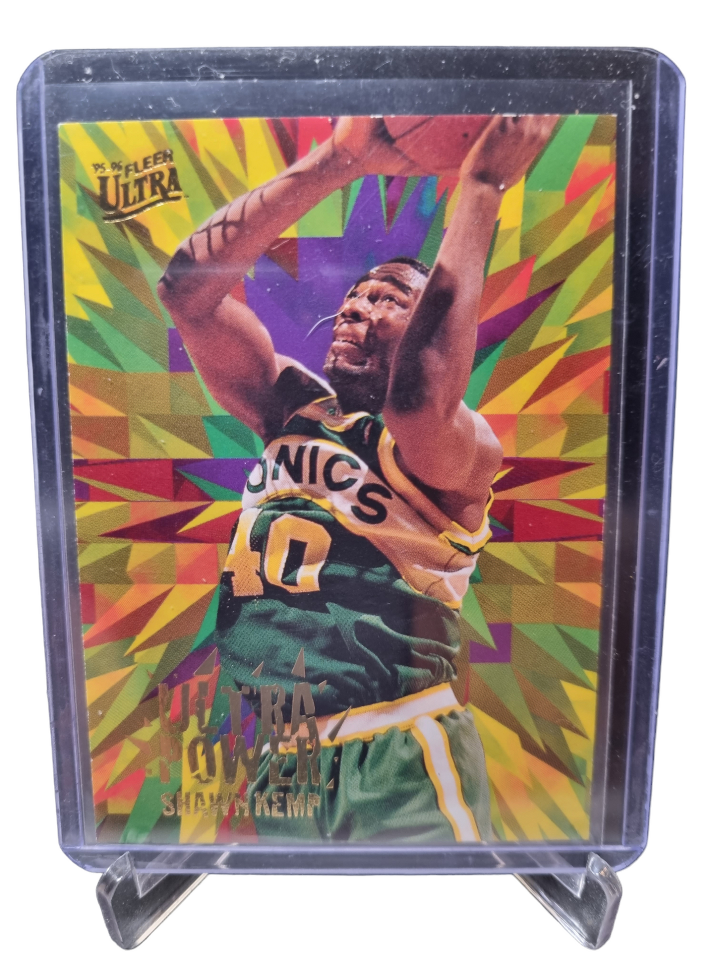 1995 Fleer Ultra #4 of 10 Shawn Kemp Ultra Power