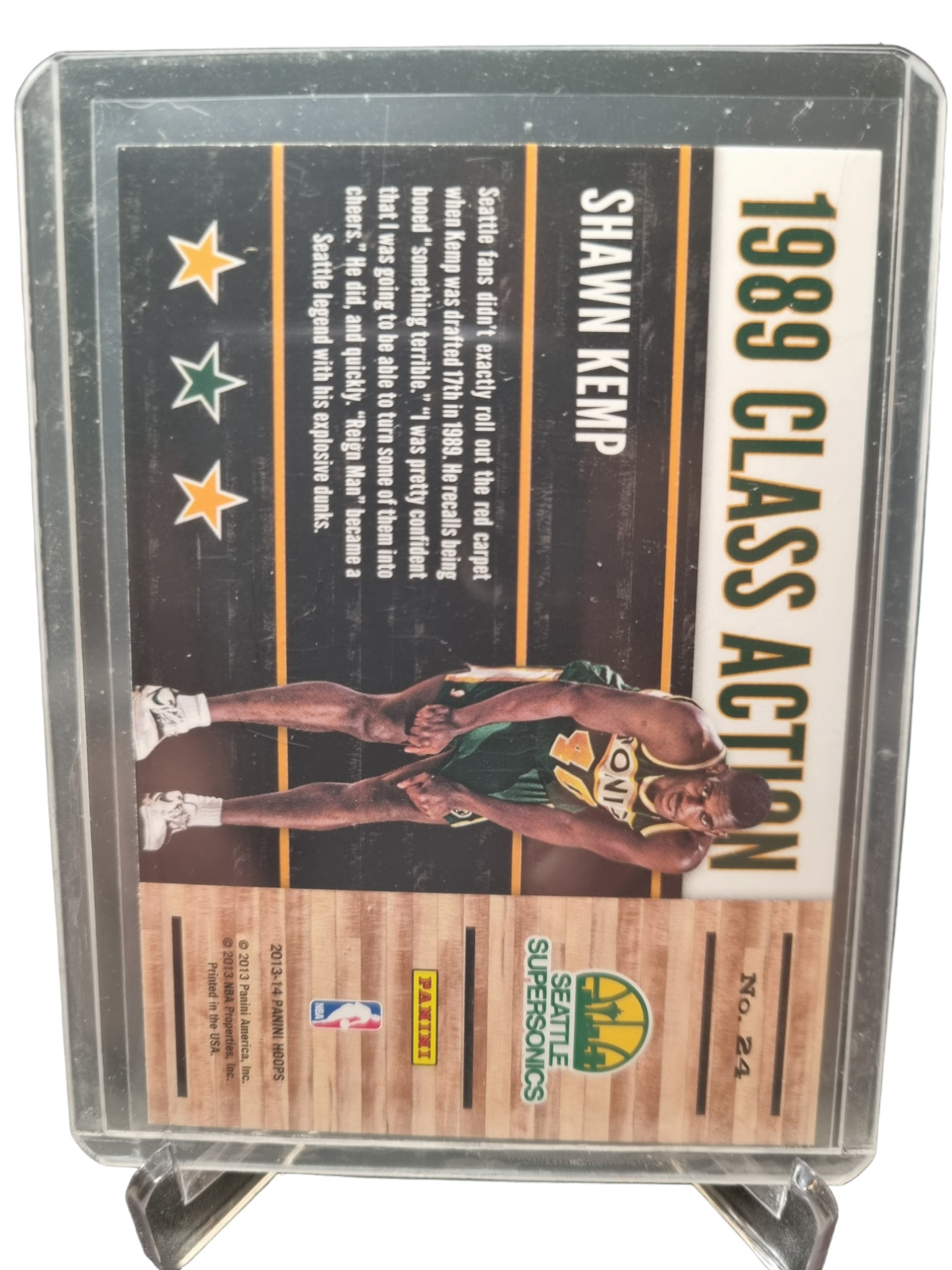 2013-14 Panini Hoops #24 Shawn Kemp Class 1989 Action