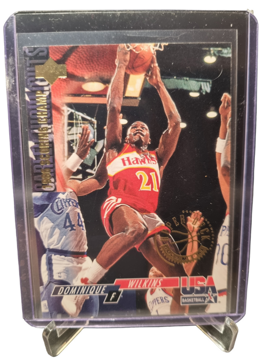 1994 Fleer #74 Dominique Wilkins USA Basketball Gold Medal Edition