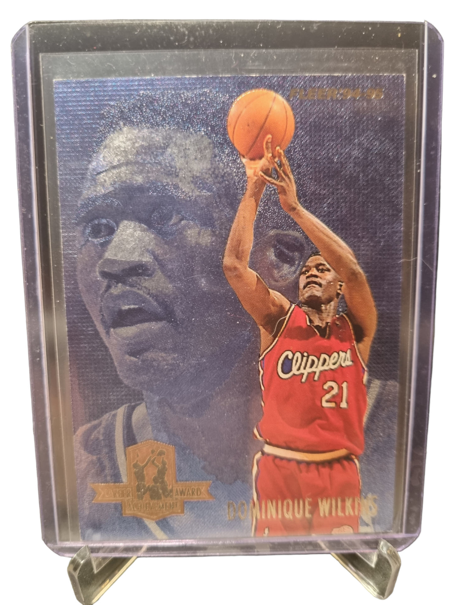 1994-95 Fleer #6 of 6 Dominique Wilkins Career Achievement Award