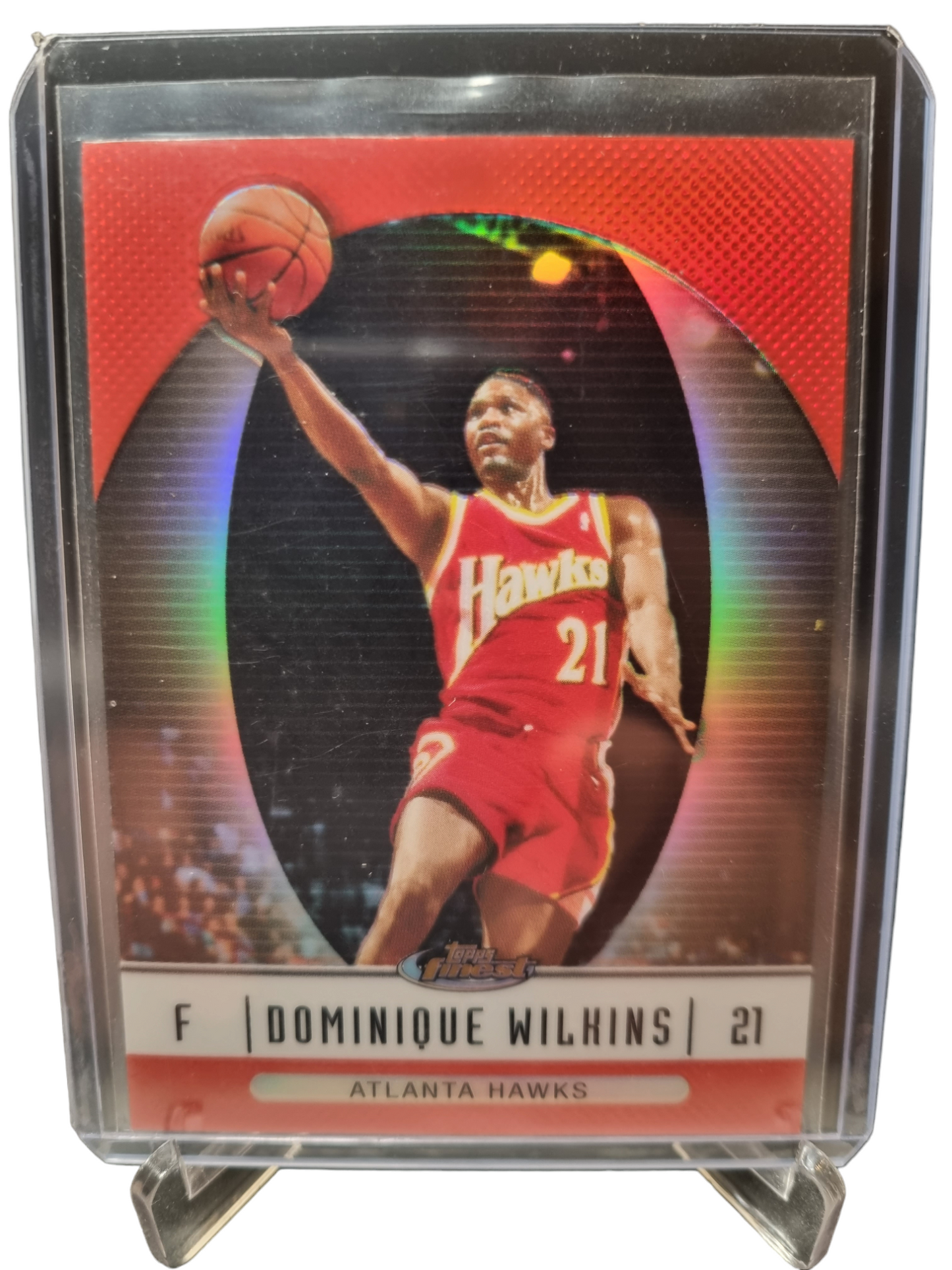 2007 Topps #43 Dominique Wilkins Refractor