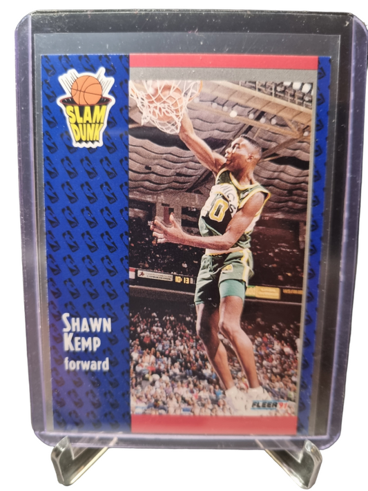 1991 Fleer #231 Shawn Kemp Slam Dunk