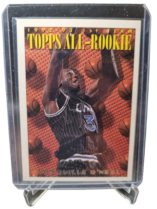1993 Topps Gold #152 Shaquille O'Neal 1992-93 1st Team Topps All Rookie - Topps Gold