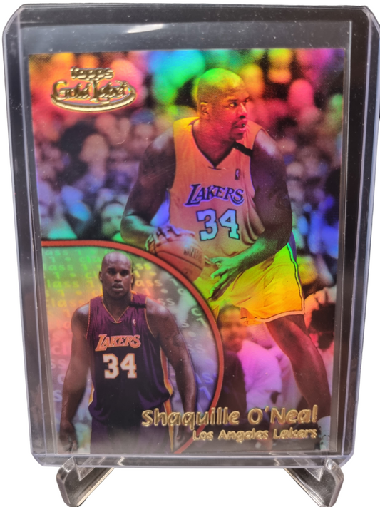 2000 Topps Gold Label #34 Shaquille O'Neal