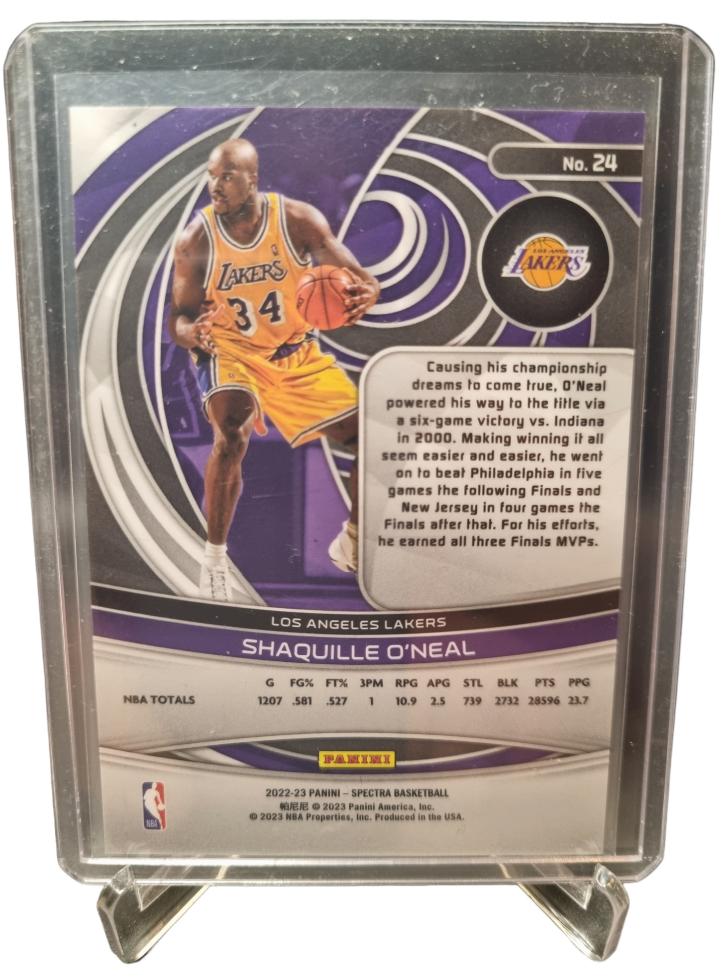 2022-23 Panini Spectra #24 Shaquille O'Neal