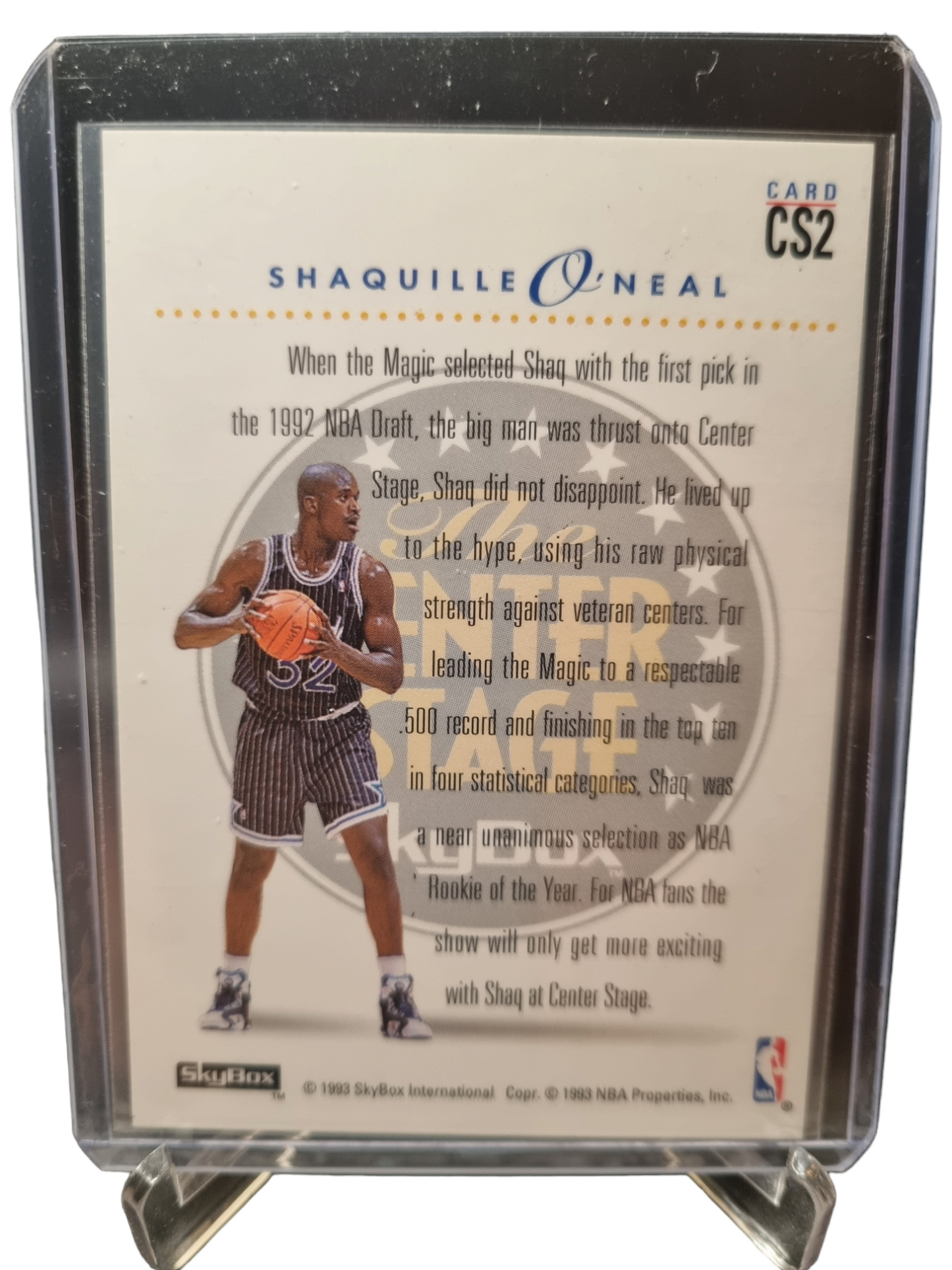 1999 Upper Deck #CS2 Shaquille O'Neal Center Stage