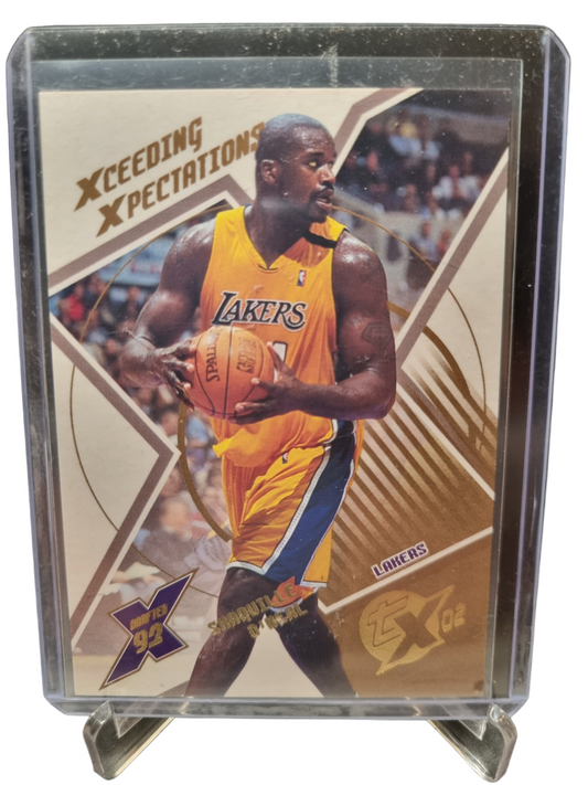 2002 Topps #156 Shaquille O'Neal Xceeding Xpectations TX02 407/750