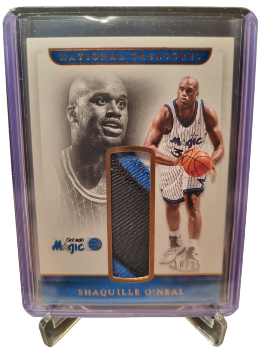 2016-17 Panini National Treasures #RM-SO3 Shaquille O'Neal Game Worn Patch 10/25