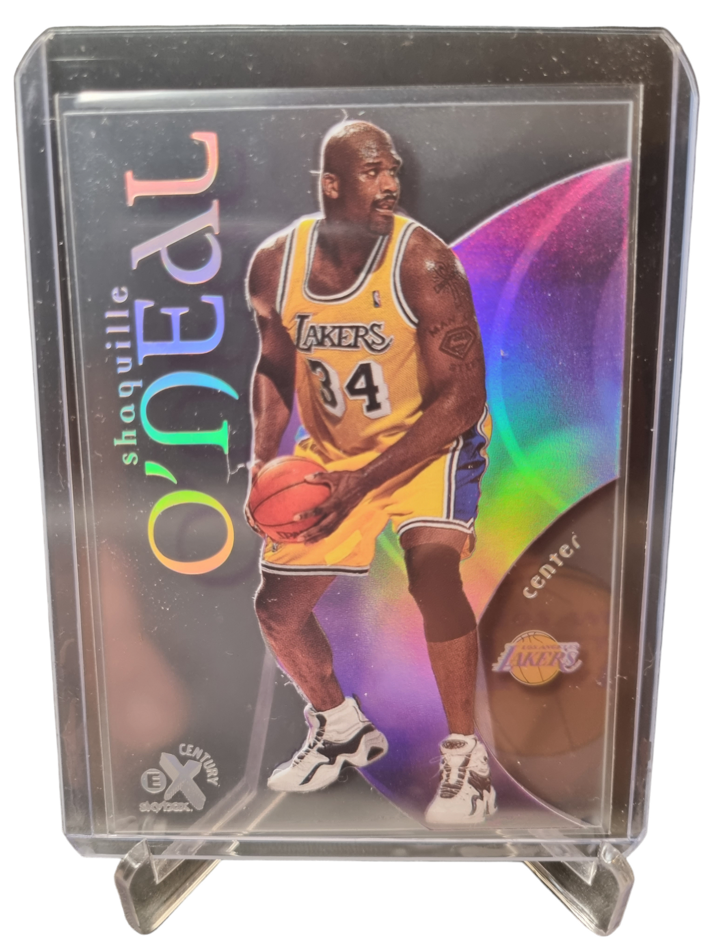 1996 Skybox #14 Shaquille O'Neal EX Century Acetate