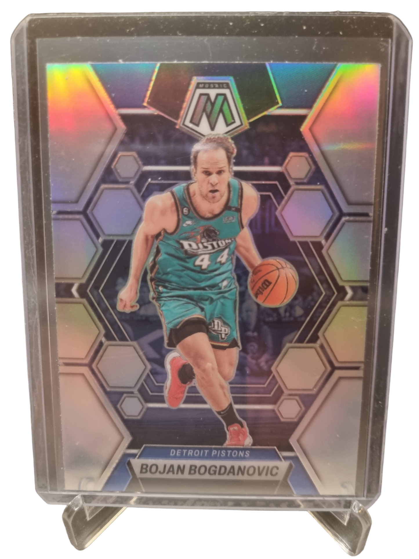 2022-23 Mosaic #87 Bojan Bogdanovic Silver Prizm