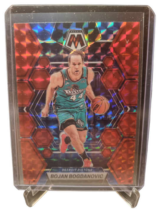 2022-23 Mosaic #87 Bojan Bogdanovic Red Prizm